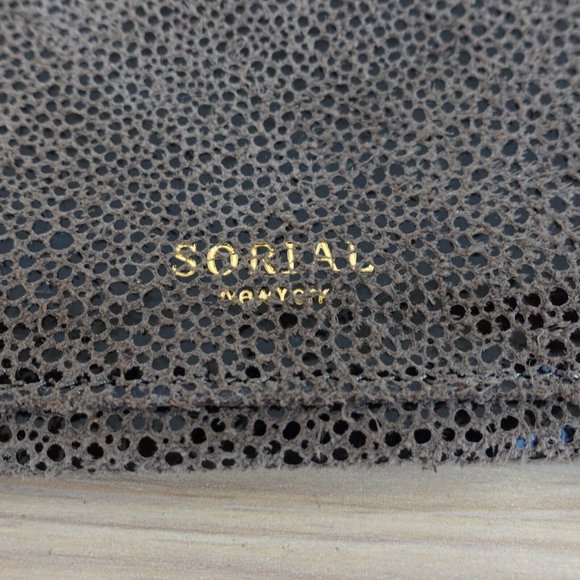 Sorial Bag Womens Leather Crossbody Sling‎ Envelope Evening Purse Small Black - Picture 2 of 11